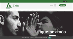 Desktop Screenshot of fundacaoliga.pt